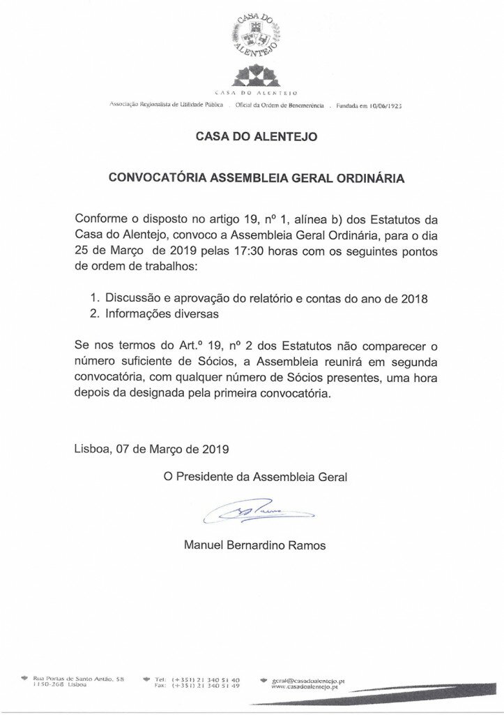 Convocatória 25.03